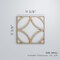 Ekena Millwork Small Crosby Decorative Fretwork Wood Wall Panels, Red Oak, 11 3/8"W x 11 3/8"H x 3/8"T WALW12X12X0375CRORO - alternate 6